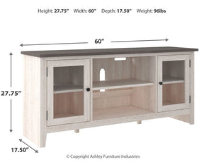 Dorrinson 60" TV Stand with Electric Fireplace - TV Stand - Half Price Furniture