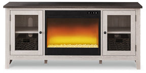 Dorrinson 60" TV Stand with Electric Fireplace - TV Stand - Half Price Furniture