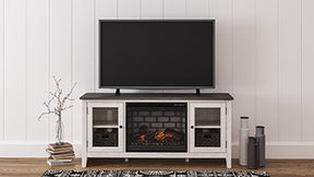 Dorrinson 60" TV Stand with Electric Fireplace - TV Stand - Half Price Furniture