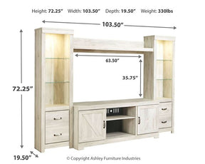 Bellaby 4-Piece Entertainment Center - Entertainment Center - Half Price Furniture