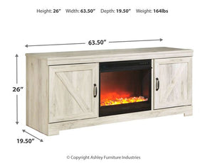 Bellaby 63" TV Stand with Fireplace - TV Stand - Half Price Furniture