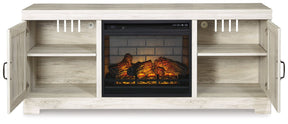 Bellaby 63" TV Stand with Electric Fireplace - TV Stand - Half Price Furniture