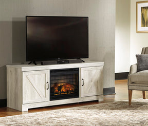 Bellaby 63" TV Stand with Electric Fireplace - TV Stand - Half Price Furniture