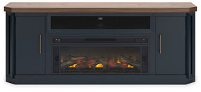 Landocken 83" TV Stand with Electric Fireplace - Half Price Furniture