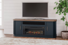 Landocken 83" TV Stand with Electric Fireplace - Half Price Furniture