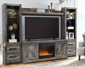 Wynnlow 4-Piece Entertainment Center with Electric Fireplace Half Price Furniture