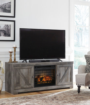Wynnlow 63" TV Stand with Electric Fireplace - Half Price Furniture