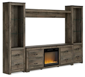 Trinell 4-Piece Entertainment Center with Electric Fireplace - Half Price Furniture