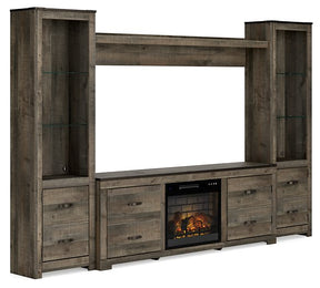 Trinell 4-Piece Entertainment Center with Electric Fireplace - Half Price Furniture