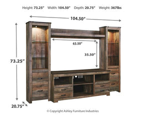 Trinell 4-Piece Entertainment Center - Half Price Furniture