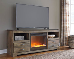 Trinell 63" TV Stand with Electric Fireplace - Half Price Furniture