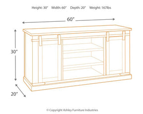 Budmore 60" TV Stand - TV Stand - Half Price Furniture