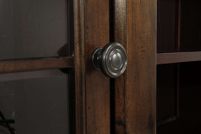 Roddinton 72" TV Stand with Electric Fireplace Half Price Furniture