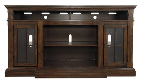 Roddinton 72" TV Stand with Electric Fireplace Half Price Furniture