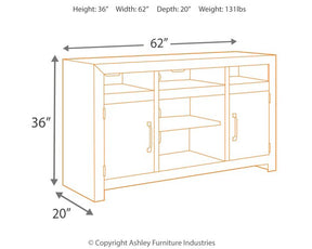 Sommerford 62" TV Stand - Half Price Furniture