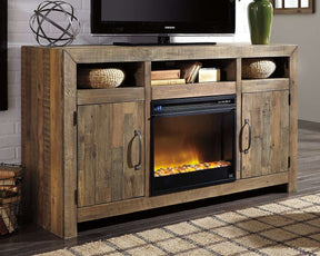 Sommerford 62" TV Stand with Electric Fireplace - Half Price Furniture