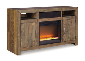 Sommerford 62" TV Stand with Electric Fireplace - Half Price Furniture