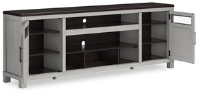 Darborn 88" TV Stand with Electric Fireplace - TV Stand - Half Price Furniture