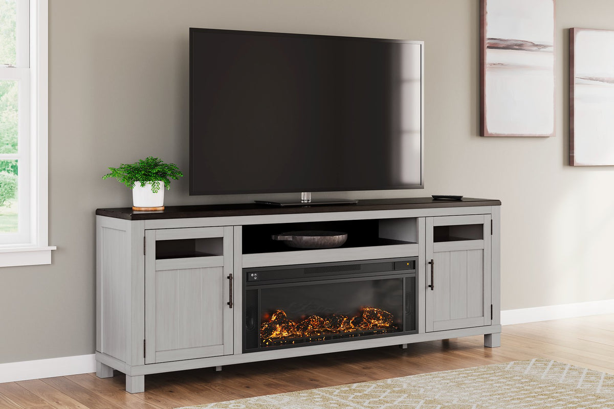 Darborn 88" TV Stand with Electric Fireplace - TV Stand - Half Price Furniture