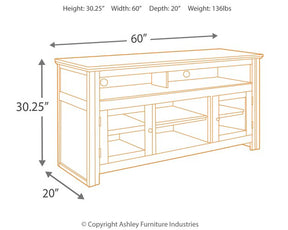 Harpan 60" TV Stand Half Price Furniture