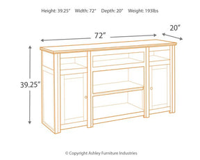 Harpan 72" TV Stand - Half Price Furniture