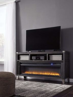 Todoe 65" TV Stand with Electric Fireplace - Half Price Furniture