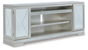 Flamory 72" TV Stand with Electric Fireplace - TV Stand - Half Price Furniture