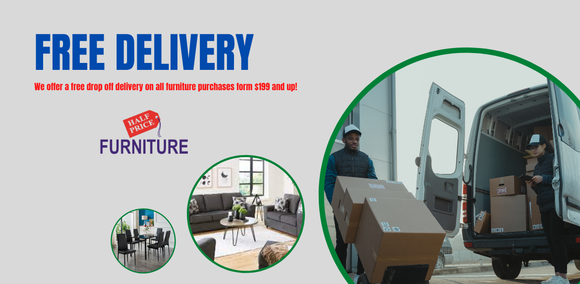 Delivery Options & Shipping Policy - Las Vegas Furniture. Delivery. We offer A free drop off delivery on all furniture purchase from $199 and up. Delivery and Furniture 