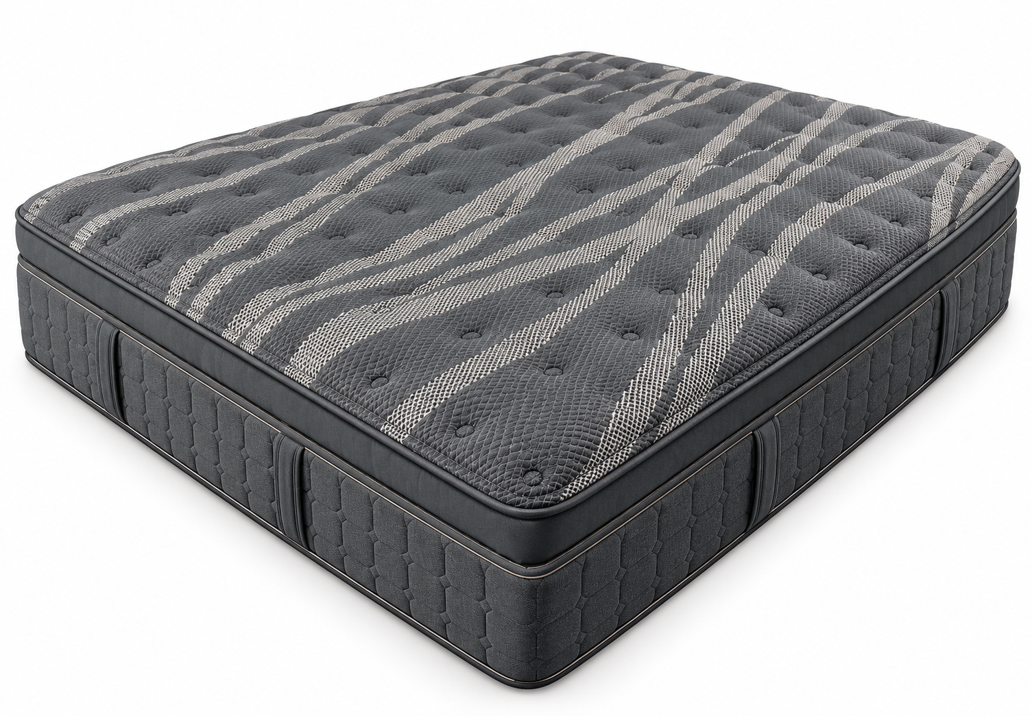 Black Copper PT 16 inch Hybrid Pillow Top Mattress - Half Price Furniture Las Vegas