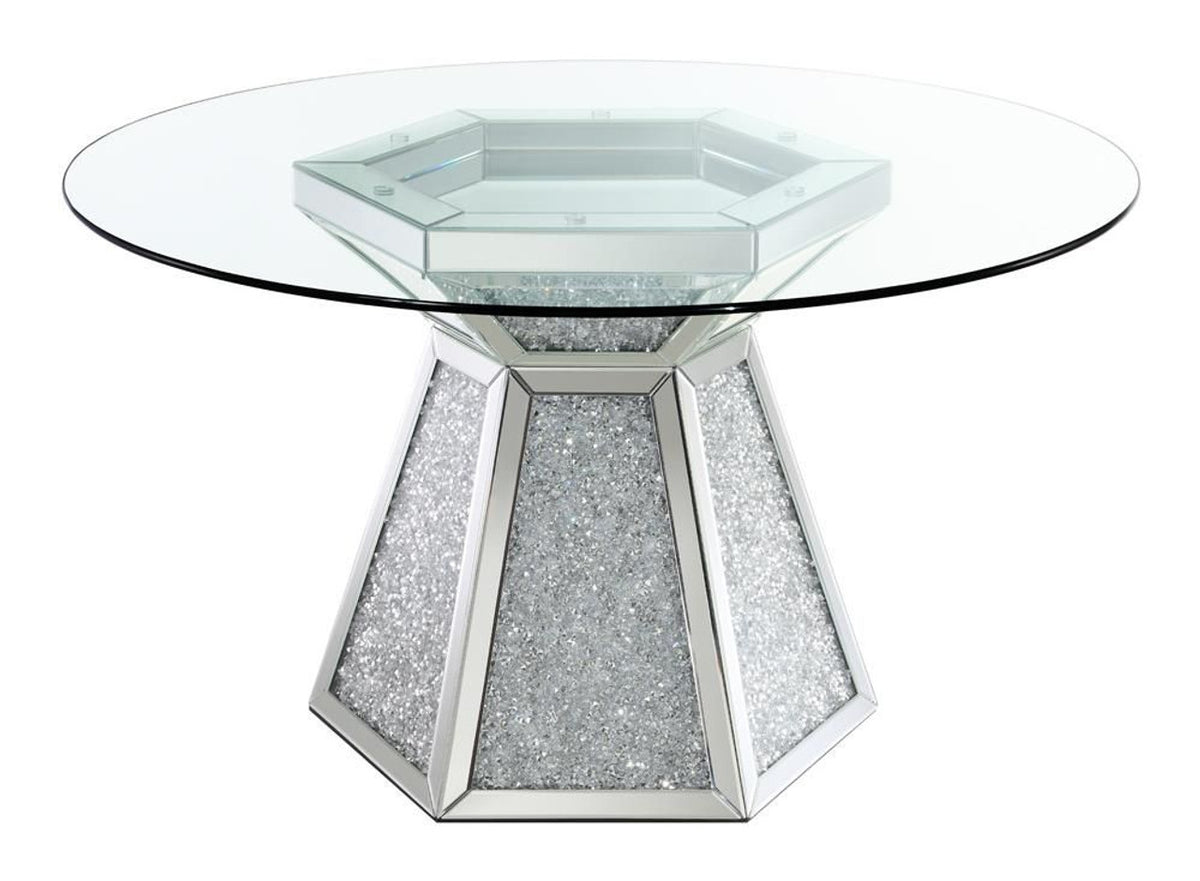 5 Pc Mirror glam dining set