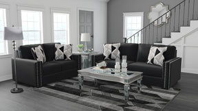 Signature Design by Ashley Gleston High Style Glam Collection Contemporary Living Room Gleston Collection by Ashley  Sofa & Loveseat Half Price Furniture