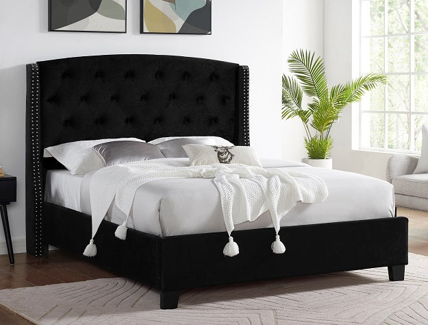 EVA Black Bed - Las Vegas Furniture Stores