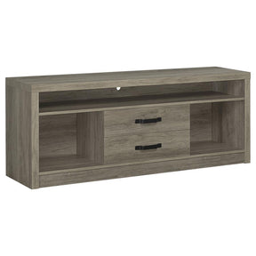 2-drawer TV Console Grey Driftwood