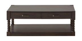 Meredith 2-drawer Coffee Table in Brown Meredith 2-drawer Coffee Table in Brown Half Price Furniture