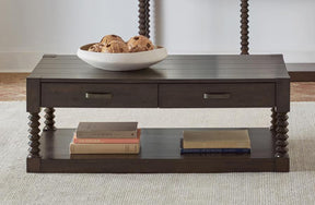 Meredith 2-drawer Coffee Table in Brown Meredith 2-drawer Coffee Table in Brown Half Price Furniture