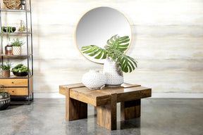 Wooden Square Coffee Table Natural Sheesham