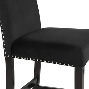 D400-52s-blk New Classic Furniture Celeste 42 Inch Counter Table And 4 Chair - Black D400-52s-blk New Classic Furniture Celeste 42 Inch Counter Table And 4 Chair - Black | Las Vegas Dining room furniture store Half Price Furniture