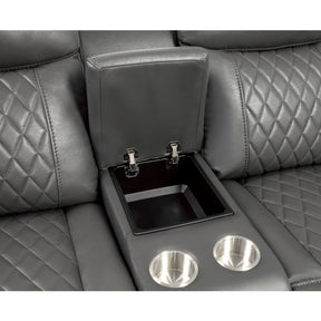 3 Pc. Gray Reclining setctional