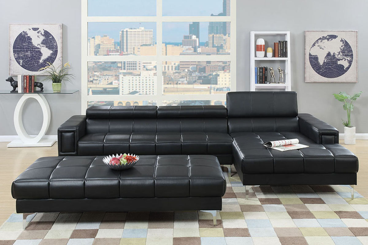 2-Pcs Modern Sectional